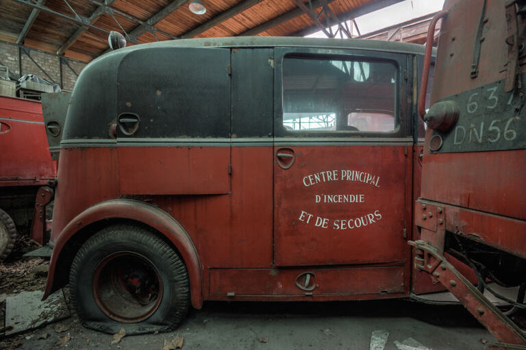 Alte Feuerwehrautos