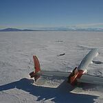 Flugzeug in der Antarktis