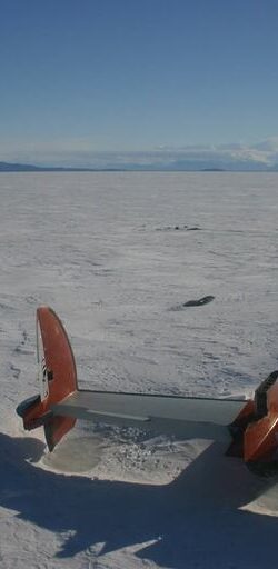 Flugzeug in der Antarktis